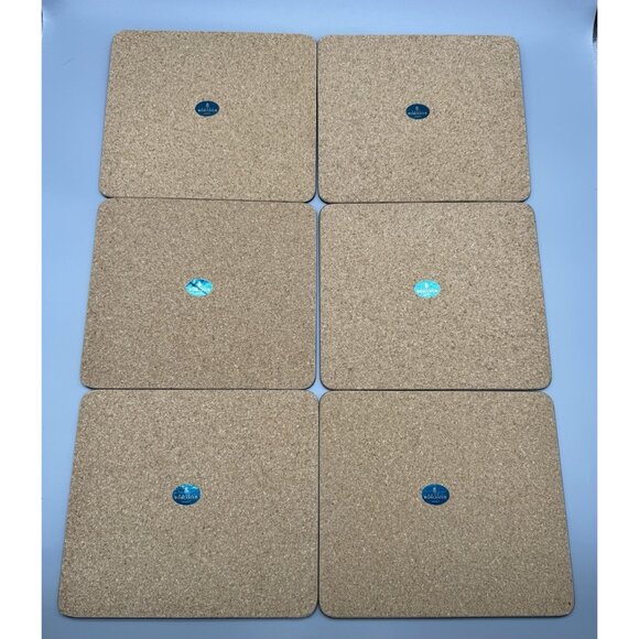 Royal Worcester Evesham Gold Corkboard Placemats Pears 8.5x7.5 inch Boxed - Picture 4 of 8